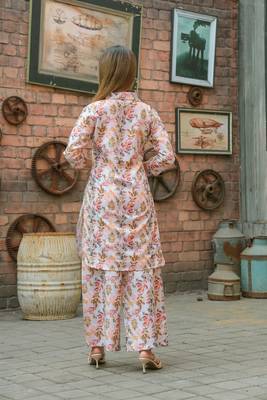 Stylish multicolour coord set in cotton fabric for trendy looks 2