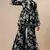 Ethnic black colour floral printed smart girlish sharara dress