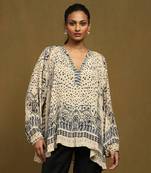 Aarke beige printed top