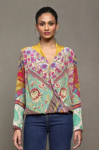 Aarke multi color printed top