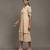 Aarke beige check long dress