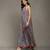 Aarke teal botanic print viscose jumpsuit