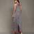 Aarke teal botanic print viscose jumpsuit