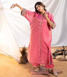 Pink cotton kurta set
