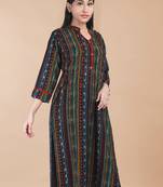 Maahi fabs women bandhani printed design straight cotton kurta