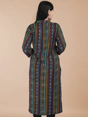 Maahi fabs women bandhani printed design straight cotton kurta 5