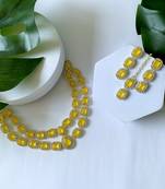 traditional stone choker necklace jewellery with earring & maang tikka set for women & girls 