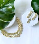 traditional stone choker necklace jewellery with earring & maang tikka set for women & girls 