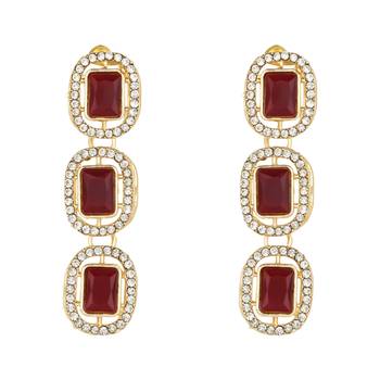 traditional stone choker necklace jewellery with earring & maang tikka set for women & girls  3