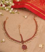 Traditional Kundan Maang Tikka