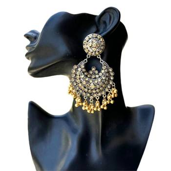 Yellow oxidised chandbalis 2