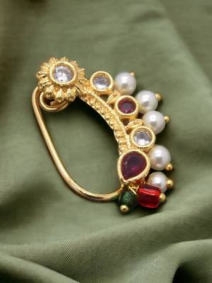 Gilded elegance: the allure of gold-plated nose rings 1