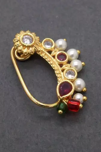 Gilded elegance: the allure of gold-plated nose rings