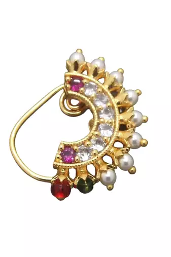 Gilded opulence: the majestic fusion of gold, artificial stones, and beads