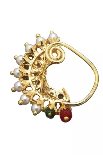 Gilded opulence: the majestic fusion of gold, artificial stones, and beads
