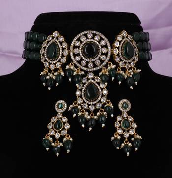 Semi precious beads choker set 1