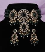 Semi precious beads choker set