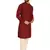 Maroon chikankari embroidery cotton kurta with cotton aligarh pajama