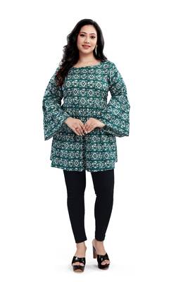 Malshi women's cotton western wear plus size top 1