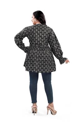 Malshi women's cotton western wear plus size top 2