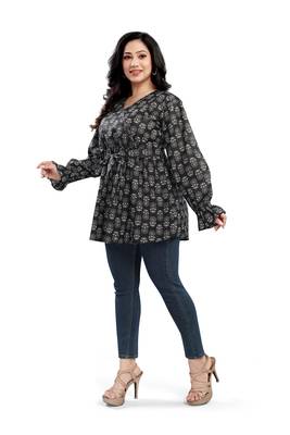 Malshi women's cotton western wear plus size top 3