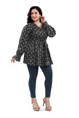 Malshi women's cotton western wear plus size top 4