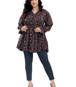 Malshi women's cotton western wear plus size top