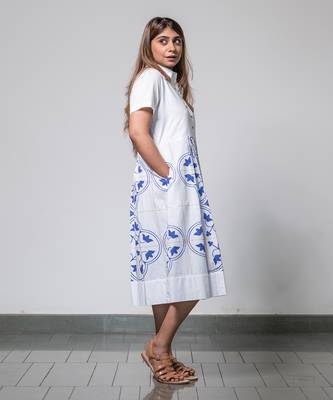 Classic tile shirt dress 3