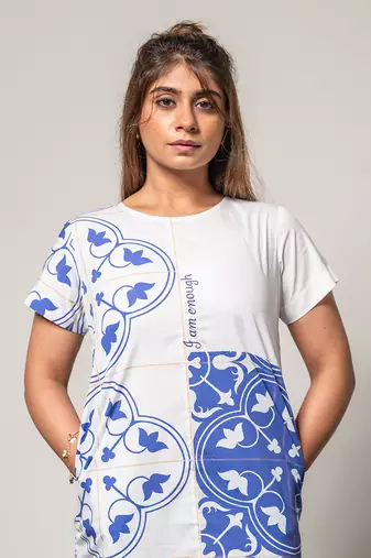 Tile tease dress