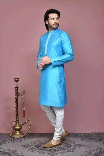 Firoza woven art silk kurta pajama