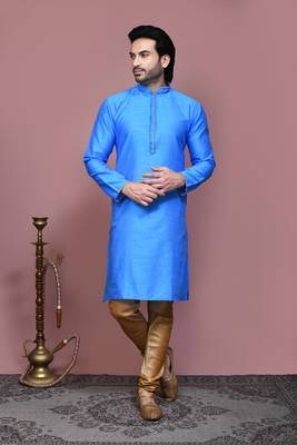 Firoza woven art silk kurta pajama 1