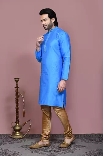 Firoza woven art silk kurta pajama