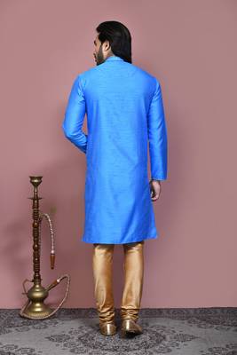 Firoza woven art silk kurta pajama 3