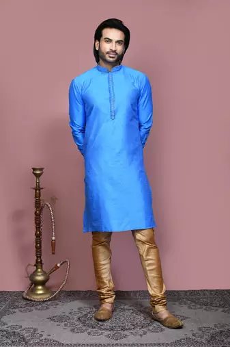 Firoza woven art silk kurta pajama