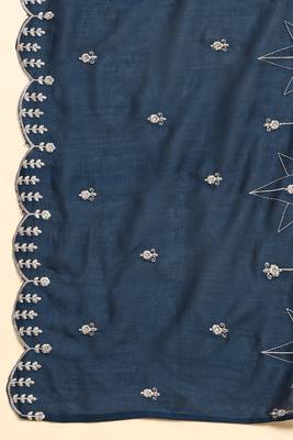  Vichitra Silk Embroidery Salwar Suit Set Kurta Pant with Dupatta 8