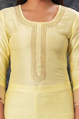 Radhika - lemon yellow suit set 3