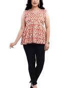 Malshi women's cotton western wear plus size top