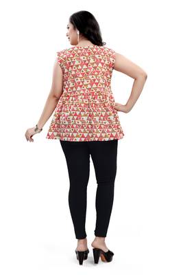 Malshi women's cotton western wear plus size top 2
