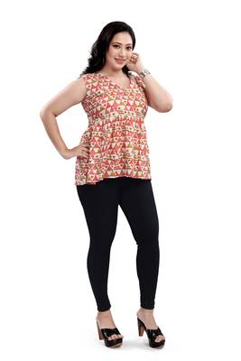 Malshi women's cotton western wear plus size top 4