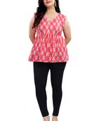 Malshi women's cotton western wear plus size top