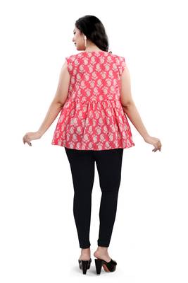 Malshi women's cotton western wear plus size top 2
