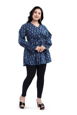 Malshi women's cotton western wear plus size top 4