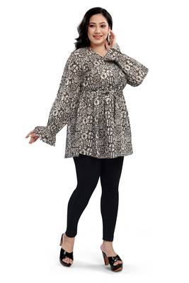 Malshi women's cotton western wear plus size top 4