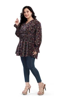 Malshi women's cotton western wear plus size top 2