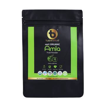 Two & A Bud 100% Organic Amla Fruit Powder | Emblica officinalis for Hair and Skin care 1