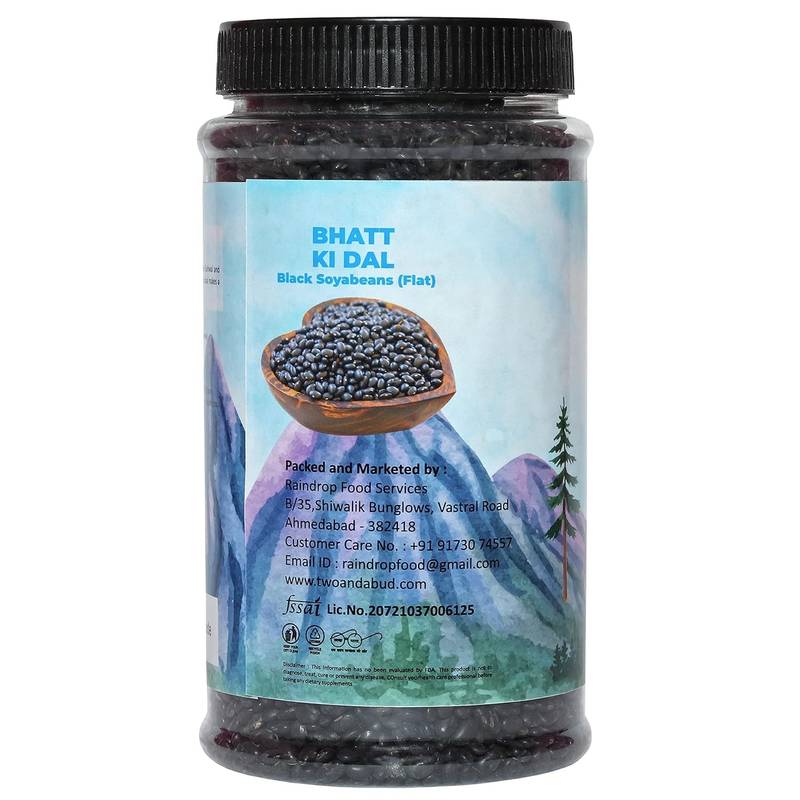 100% Pure and Natural Bhatt ki Dal 800g-Black Soyabeans-Natural Kala Bhatt-Pure and Natural Harvested