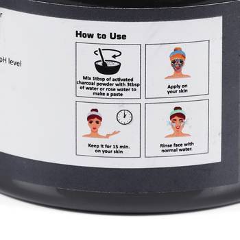 100% Pure Natural & Original Activated Charcoal Powder|Sourced from Bamboo wood For Men Women Skin cleanser 3
