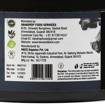 100% Pure Natural & Original Activated Charcoal Powder|Sourced from Bamboo wood For Men Women Skin cleanser 4