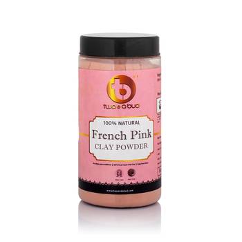 100% Natural & Pure Multipurpose French Pink Clay Powder With Herbal Ingredients For Skin Care 1) 1