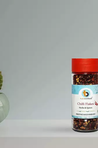 Two & A Bud Red Chilli Flakes | Sourced from Himalayan region | 30g | Pack of 1